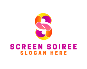 Colorful Business Letter S logo design