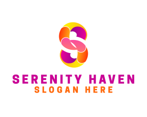 Colorful Business Letter S logo design