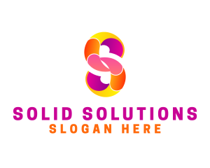 Colorful Business Letter S logo design