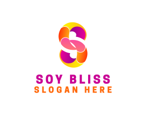 Colorful Business Letter S logo design