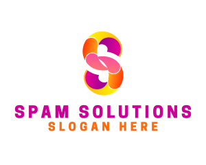 Colorful Business Letter S logo design