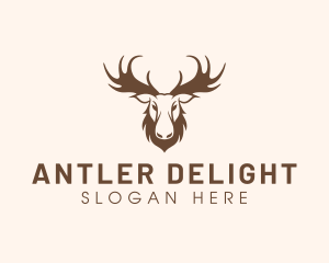 Buck Caribou Antler logo