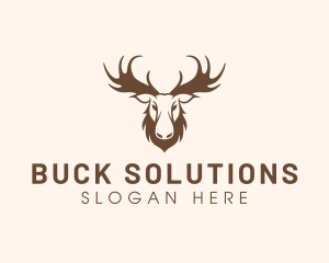 Buck Caribou Antler logo