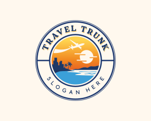 Vacation Beach Travel logo design