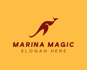 Australian Wild Kangaroo Logo