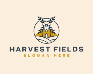 Flour Mill Field logo design