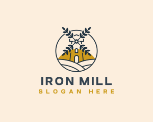 Flour Mill Field logo design