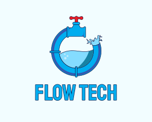 Water Faucet Plumbing logo