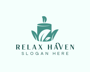 Candle Relaxation Spa logo design
