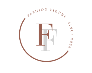 Round Fashion Business logo design