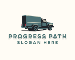 Logistics Delivery Truck  logo design