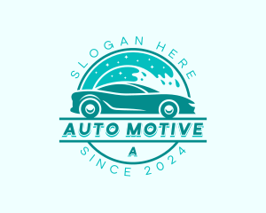 Auto Car Wash Detailing logo design