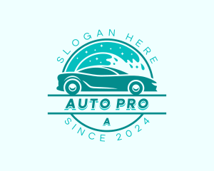 Auto Car Wash Detailing logo design
