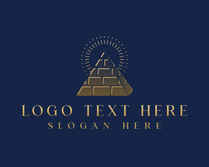 Luxury Pyramid Landmark logo