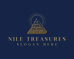 Luxury Pyramid Landmark logo design