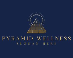 Luxury Pyramid Landmark logo design