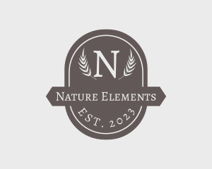 Elegant Natural Diner logo design