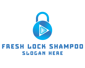 Security Lock Keyhole logo design