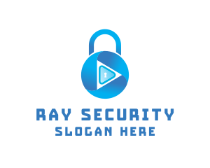 Security Lock Keyhole logo design