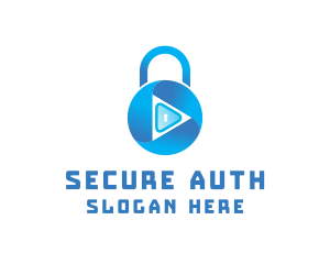 Security Lock Keyhole logo design