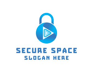 Security Lock Keyhole logo design