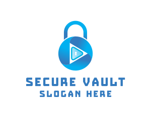 Security Lock Keyhole logo design