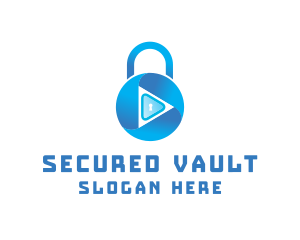 Security Lock Keyhole logo design