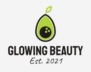 Bowling Avocado Fruit  logo