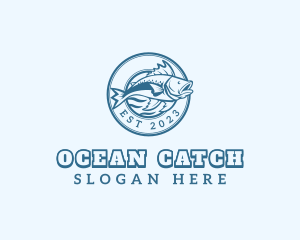 Fish Aquatic Fishing logo