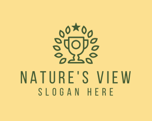 Nature Trophy Award logo design