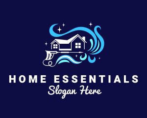 Home Cleaning Service logo design