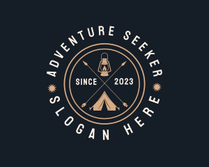 Outdoor Camping Adventure logo design