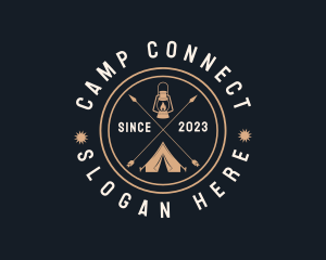 Outdoor Camping Adventure logo design