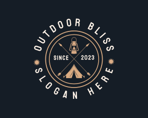 Outdoor Camping Adventure logo design