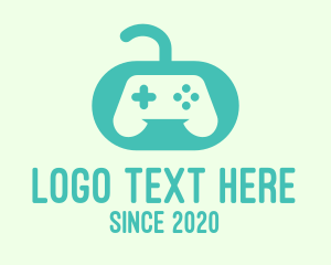 Teal Video Game Controller logo