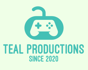 Teal Video Game Controller logo