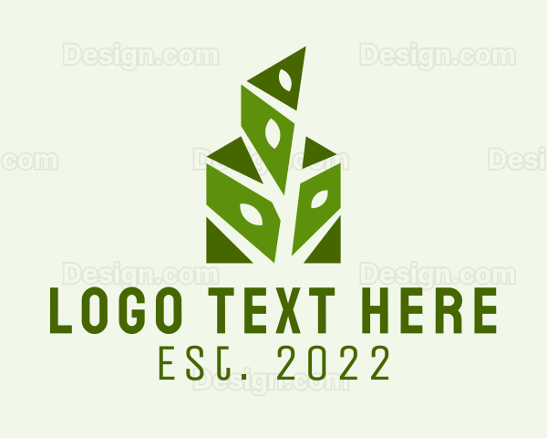 Geometric Plant Gardening Logo