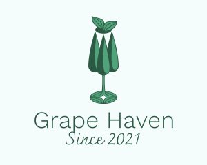 Vineyard Wine Glass  logo