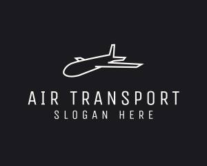 Minimalist Travel Plane logo design