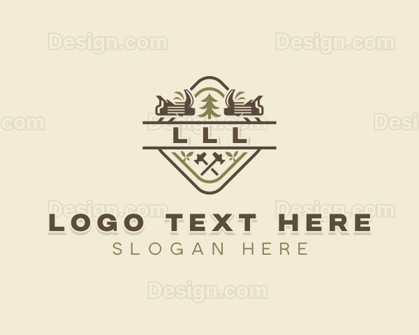 Carpentry Woodwork Construction Logo