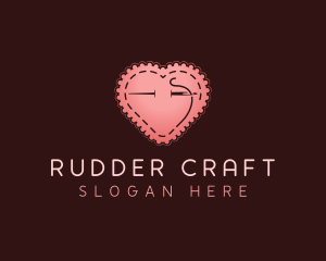 Heart Sewing Tailor logo design