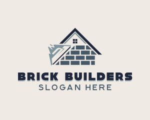 Masonry House Brick logo design