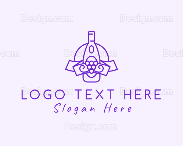 Wine Grape Liqueur Logo