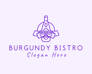 Wine Grape Liqueur logo design