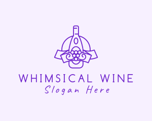 Wine Grape Liqueur logo design