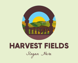 Vineyard Field Estate logo design