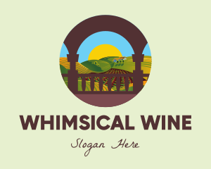 Vineyard Field Estate logo design