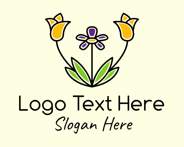 Daffodil logo example 3