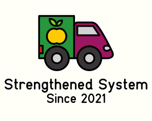 Fruit Delivery Truck logo design