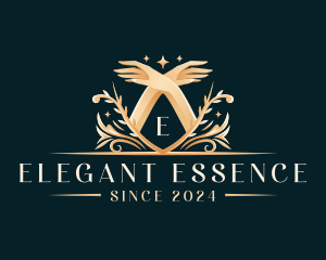 Elegant Hand Massage logo design
